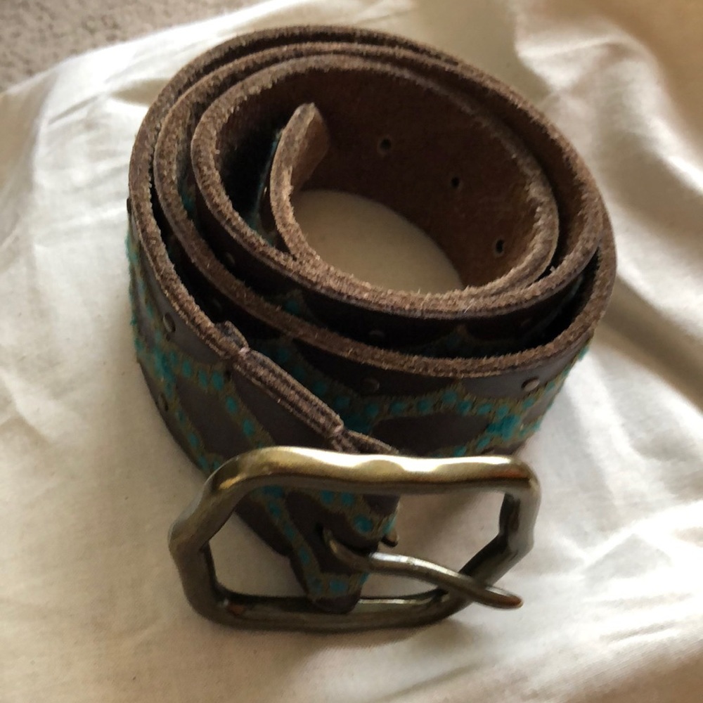 Women’s leather lucky brand belt